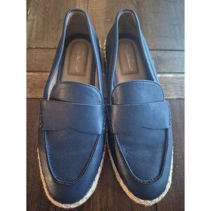 Tommy Bahama Womens Navy Espadrille Loafers 7M